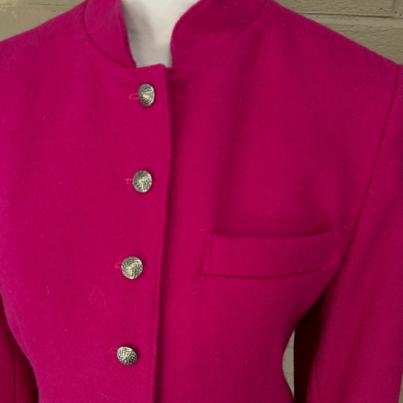 Vintage Magenta Wool blend jacket - Picture 2 of 14